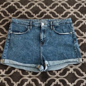 Plus Size Denim Shorts